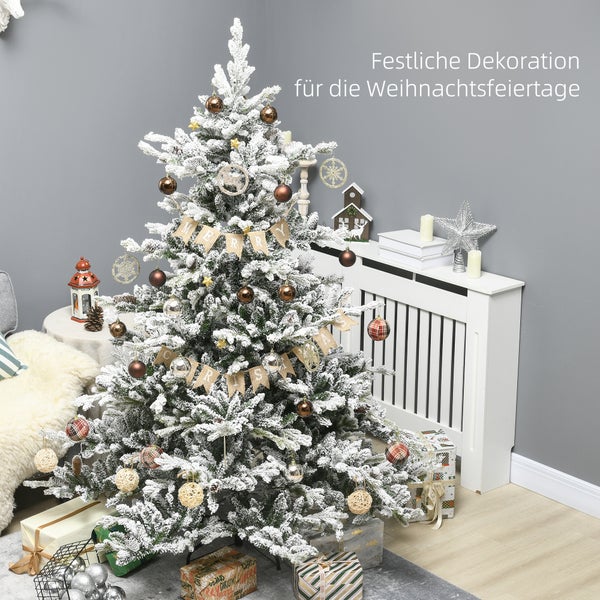 HOMCOM Weihnachtsbaum, Φ153 x H180 cm, PE, Grün