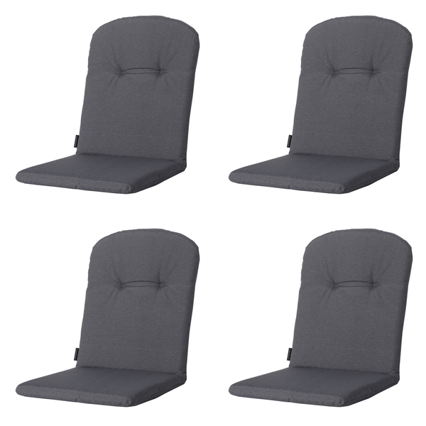 Stuhlauflage Stapelstuhl Panamagrau - Ca. 96x45 cm - 4er-Set