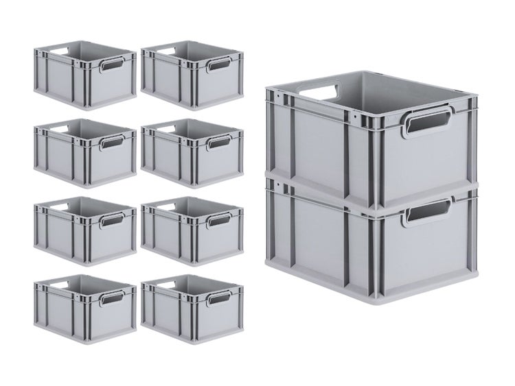 PROREGAL Eurobox NextGen Grip HxBxT 22 x 30 x 40 cm 20 Liter Griffe