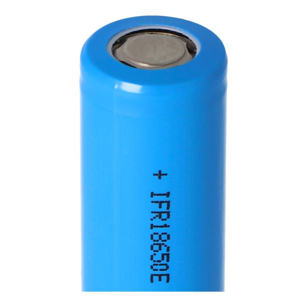 3,2 Volt Solar Akku Lithium 18650 IFR LiFePo4 Akku Flat Top ohne Kopf ungeschützt 64,5x18mm, 1100mAh - 1400mAh