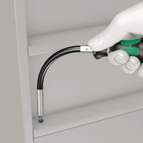 Wera Bithandhalter 393 S 1/4 mit Magnet Klingen-L.173,5 mm Kinge flexibel 3-Komponentengriff - 5028161001