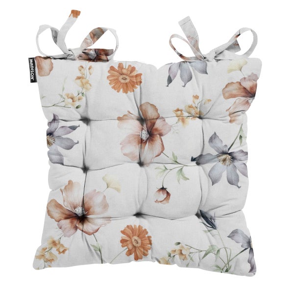 Sitzkissen Toskana Florina natur - Ca. 46x46 cm - 4er-Set