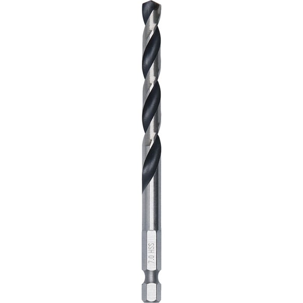 Bosch 1x HSS PointTeQ Hex Sechskantbohrer 7 x 69 x 109 mm - 2608577531