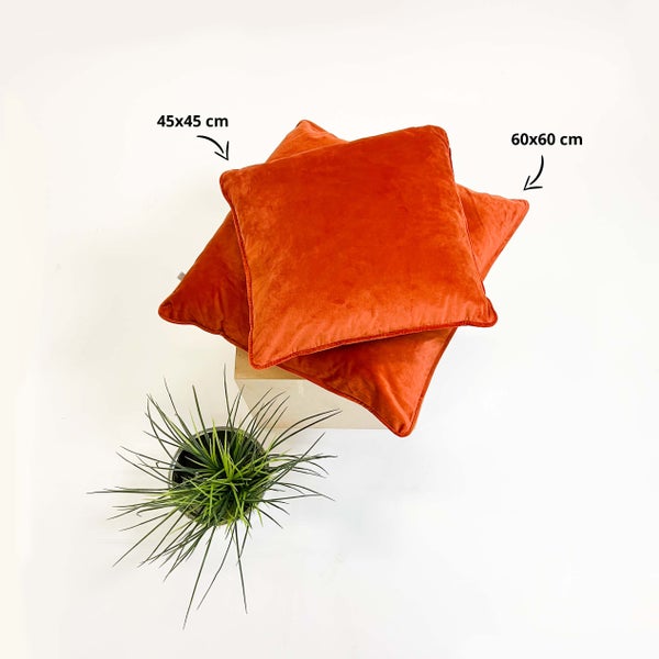 Finn Kissenbezug - Unifarben 60x60 cm, Orange