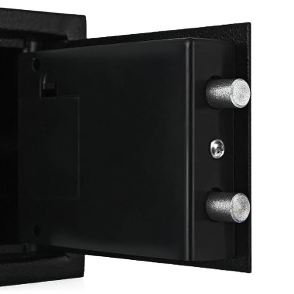 FLOORDIREKT Tresor Safemaxx - mit elektronischem Zahlenschloss - Anthrazit - 17 x 23 x 17 cm - 6L