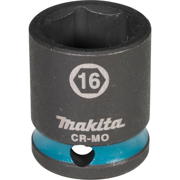 Makita E-15970 Steckschlüssel 3/8 SW16 Impact Black kurz