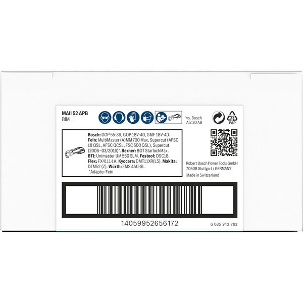 Bosch PRO MAII 52 APB Blatt für Multifunktionswerkzeuge 52 x 75 mm - 2608669138