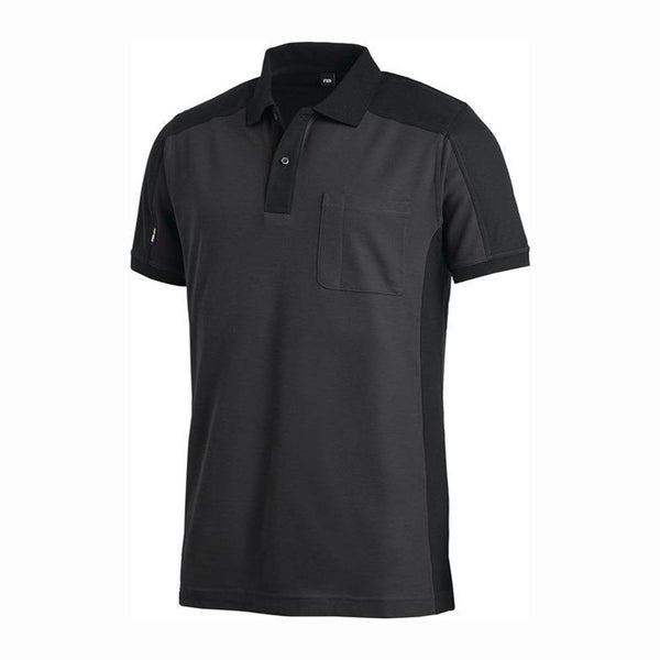 FHB Poloshirt KONRAD Größe XL anthrazit / schwarz - 91490-1220-XL
