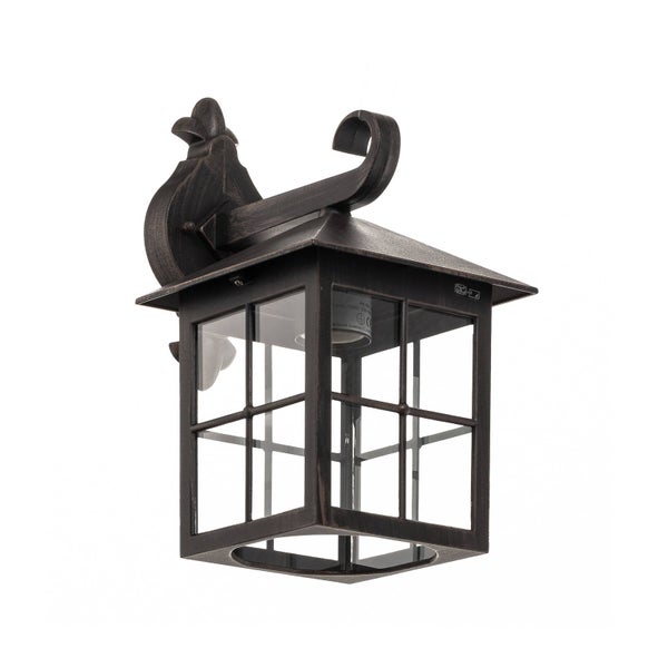 Lindby Wandleuchte außen Ida (Retro, Vintage Antik) aus Aluminium (1 flammig E27) - Außenwandleuchten Wandlampe Led Außenlampe Outdoor für Außenwand/Hauswand Haus Terrasse & Balkon