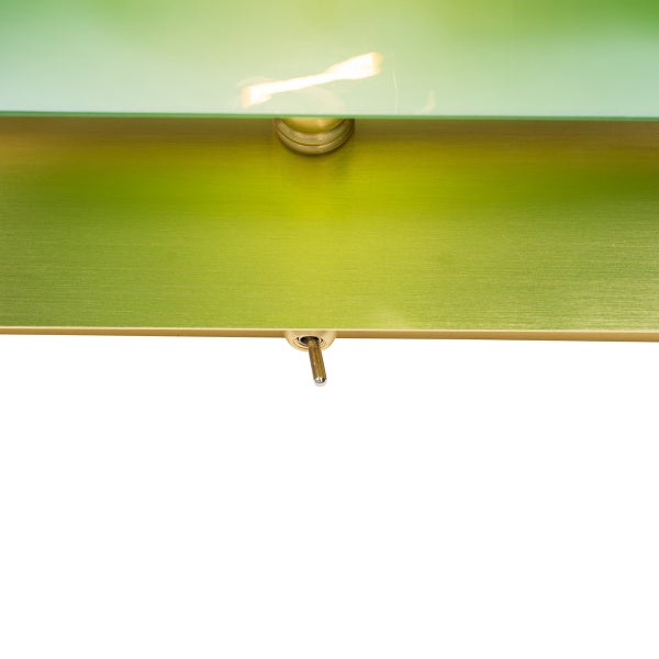 Detailansicht einer Büroleuchte mit Schalter