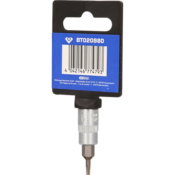 BRILLIANT TOOLS 1/4 Torx-Bit-Stecknuss mit Stirnlochbohrung TB9 - BT020980