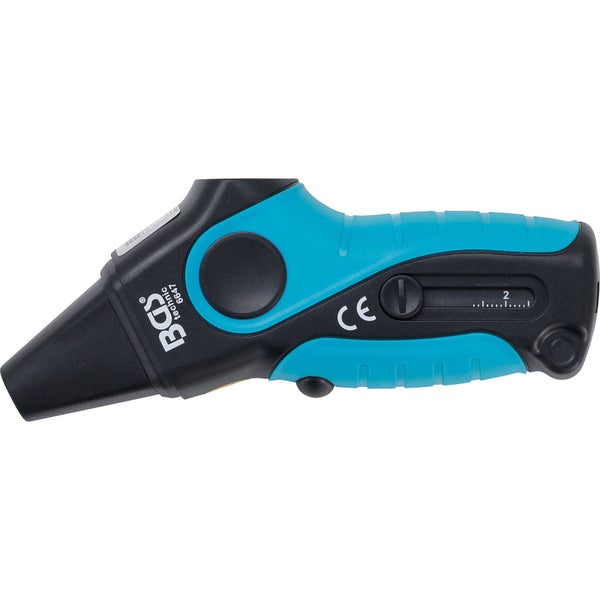 Elektrischer Schraubendreher in Schwarz und Türkis