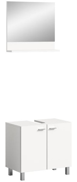 Badezimmermöbelset mit Spiegelschrank und Unterschrank