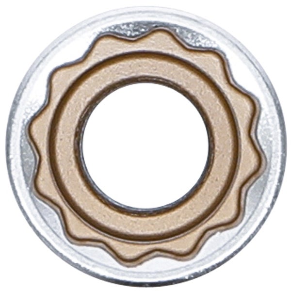 BGS Steckschlüssel-Einsatz Zwölfkant tief Antrieb Innenvierkant 12,5 mm (1/2) SW 19 mm - 10686