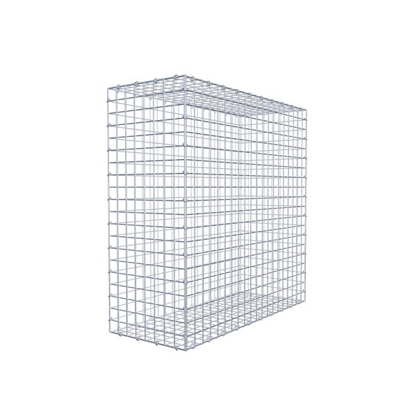 Gabione 100 cm x 100 cm x 40 cm (L x H x T), Maschenweite 5 cm x 5 cm, C-Ring