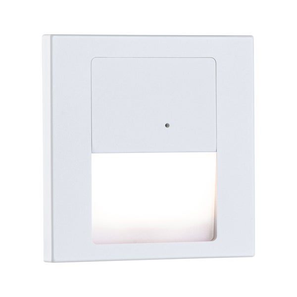 LED Wandeinbauleuchte Tsaro eckig 80x36mm 1W 80lm 230V 2700K Weiß matt