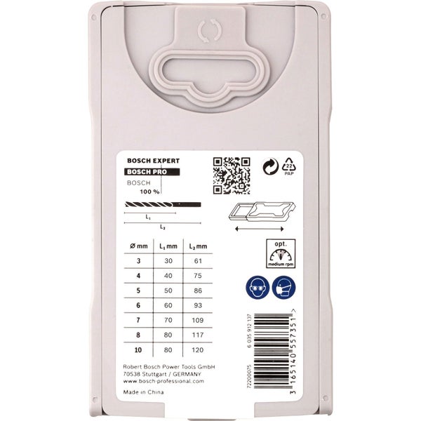 Bosch PRO Wood Holzspiralbohrer-Set. 7-tlg. - 2607017034