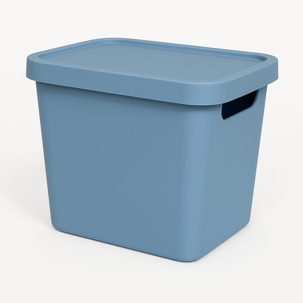 Aufbewahrungsbox aus Kunststoff mit Deckel