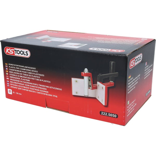 KS Tools Kunststoffrohr-Anfasgerät im Karton