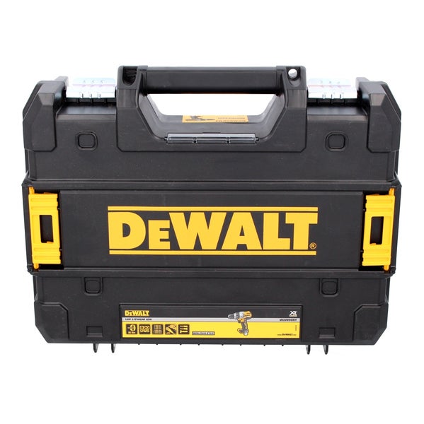 DeWALT Werkzeugkoffer aus Kunststoff für Akkumulator-Bohrschrauber.
