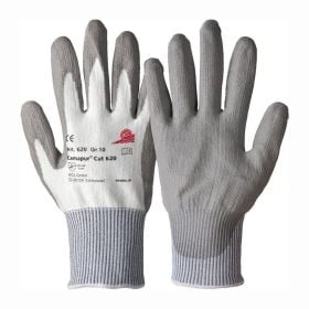 Canapur Cut 620 Schnittschutzhandschuhe mit Strickbund für sicheren Halt bei Montagearbeiten.