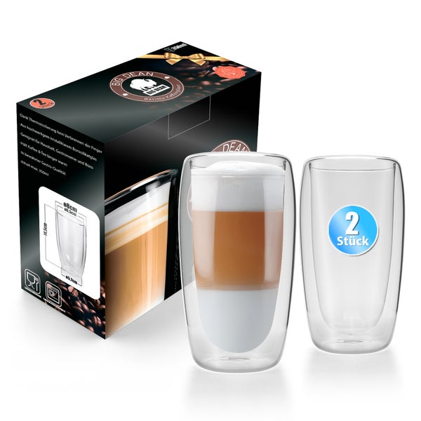 Geöffnete extra bruchsichere Kartonverpackung mit Innenfächern zum Schutz von zerbrechlichen Waren und Big Dean Logo.
