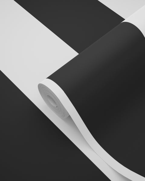 Tapetenrolle mit Blockstreifenmuster