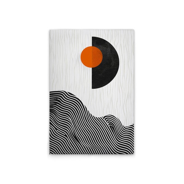 Dekoratives Wandbild mit abstraktem Design aus Kreisen und Linien