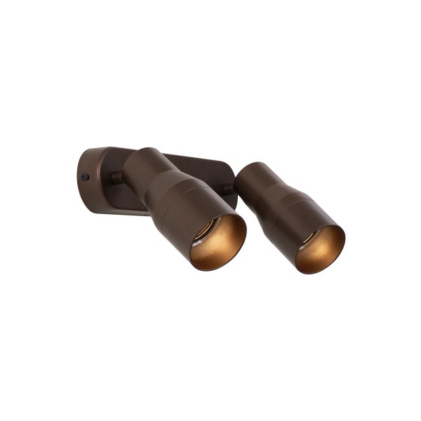 Runder Deckenstrahler Dunkelbronze GU10 50mm 2-flammig - Stanley