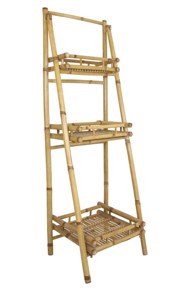 FRANK FLECHTWAREN | Klappregal Bambus, BAMBUS, 56 x 50 x 145 cm, Lieferung nur innerhalb Deutschlands möglich