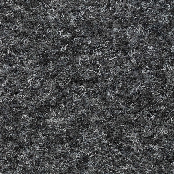 Nadelvlies grau Nadelvlies Bodenbelag in Anthrazit Nadelfilz Teppichboden 500 cm Breite (Meterware)