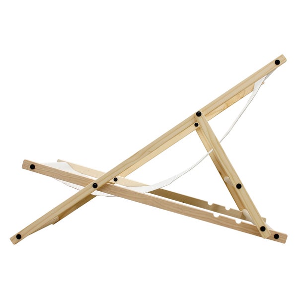 ECD Germany 2er Set Liegestuhl klappbar aus Holz, 3 Liegepositionen, Beige, bis 120kg, Gartenliege Sonnenliege Relaxliege Strandliege Liege Strandstuhl Klappstuhl, für den Garten, Terrasse und Balkon
