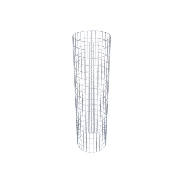 Gabionensäule Durchmesser 47 cm, MW 5 x 10 cm rund - Höhe: 1,80 m