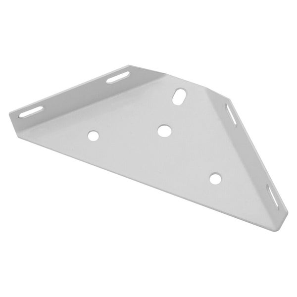Winkelverbinder aus Metall mit mehreren Befestigungsloechern zur stabilen Holzverbindung
