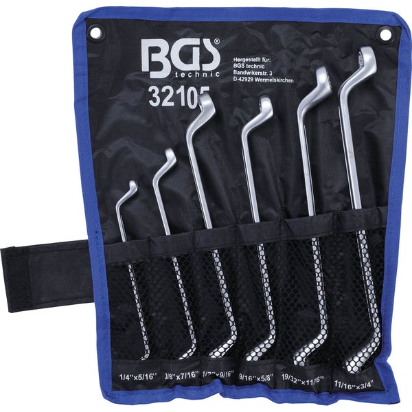 BGS technic Maulschlüssel Satz mit Aufbewahrungstasche