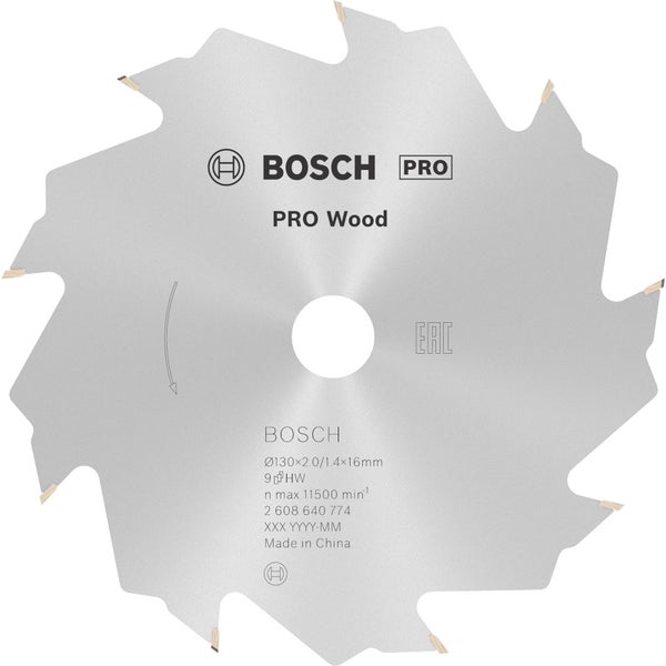Bosch PRO Wood Kreissägeblatt 130 x 2 x 16 mm - 2608640774
