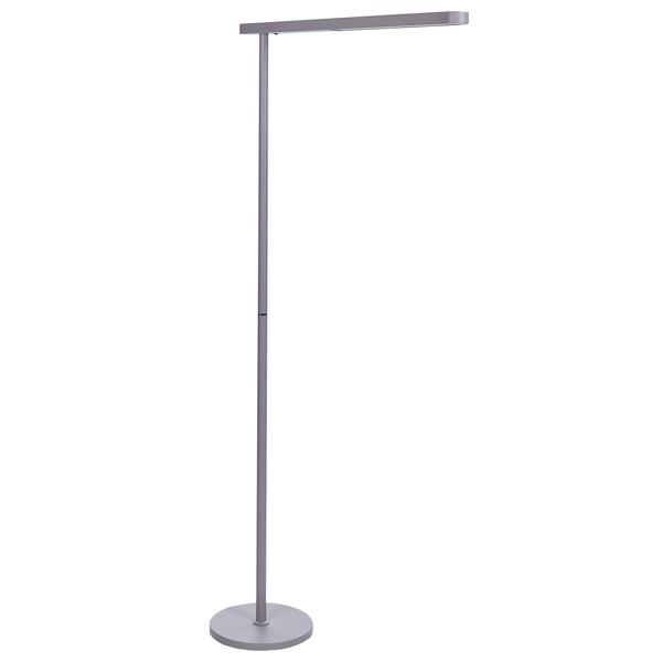 LED Stehlampe PERSEUS Metall Silber