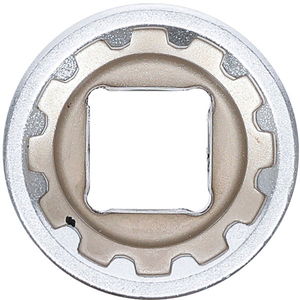 BGS Steckschlüssel-Einsatz Gear Lock Antrieb Innenvierkant 12,5 mm (1/2) SW 22 mm - 10222