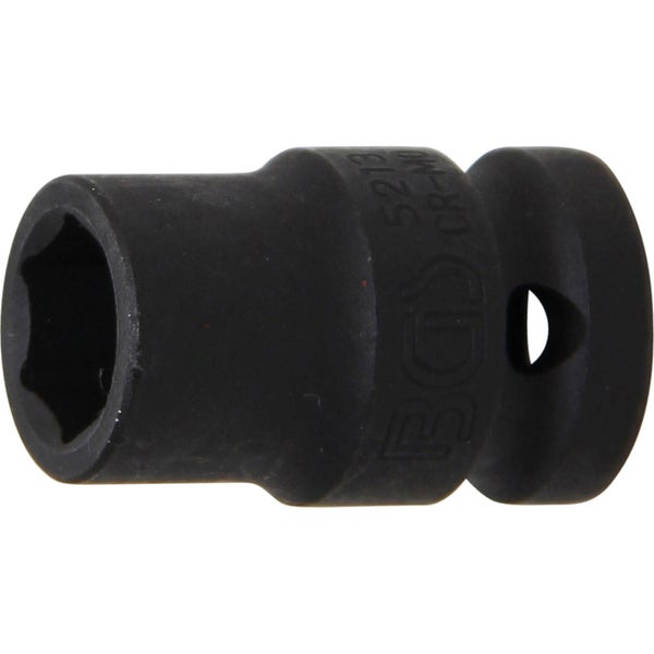 BGS Kraft-Steckschlüssel-Einsatz Sechskant Antrieb Innenvierkant 12,5 mm (1/2) SW 13 mm - 5213