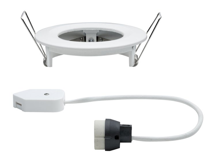 Einbauleuchte Nova starr rund 78mm GU10 max. 35W 230V dimmbar Weiß matt