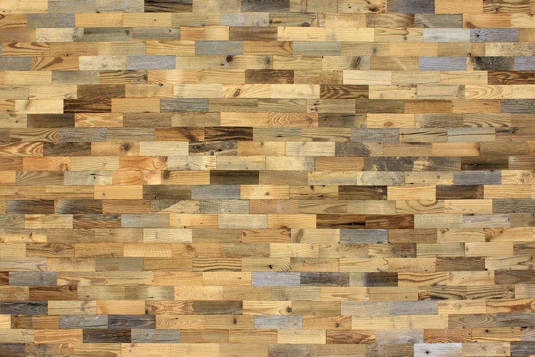 wodewa Wandverkleidung Holz 3D Optik Altholz, 400 1m² Wandpaneele Moderne Wanddekoration Holzverkleidung Holzwand Wohnzimmer Küche Schlafzimmer