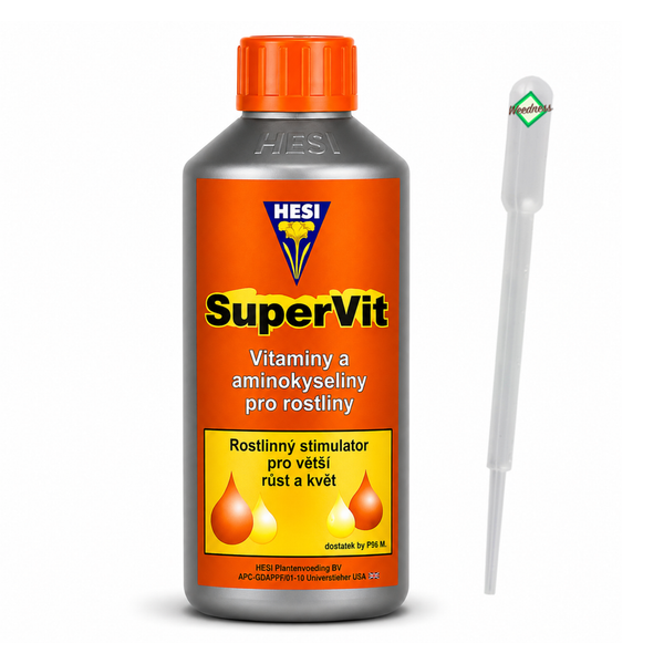 Hesi SuperVit Pflanzendünger Vitamin- und Aminosäurenkonzentrat mit Dosierpipette