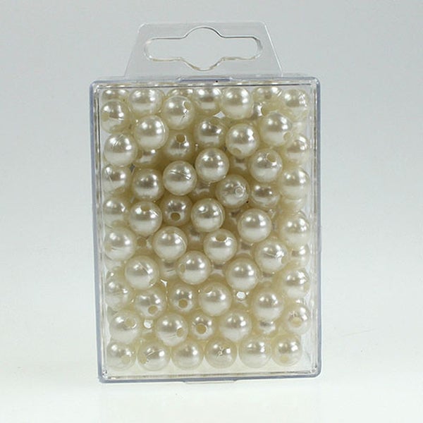 Packung mit synthetischen Schmuckperlen