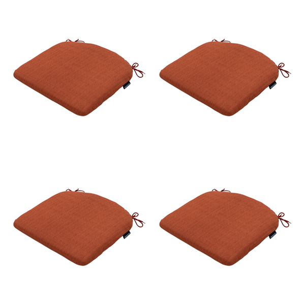 Sitzkissen Basic terra - Ca. 46x48 cm - 4er-Set