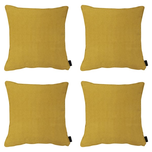 Dekokissen Panama senf - Ca. 45x45 cm - 4er-Set