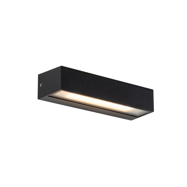 Moderne rechteckige LED Wandleuchte in länglichem Design für den Innen- und Außenbereich