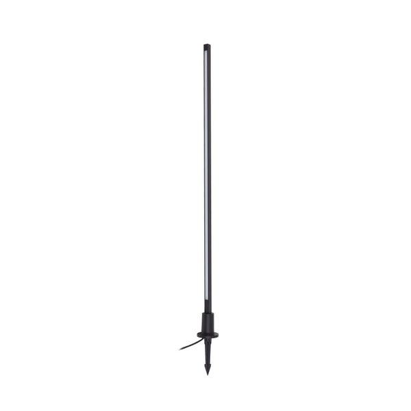Lindby LED Außenleuchte Neano (Modern) in Schwarz aus Aluminium (1 flammig, ) - Wegeleuchte Pollerleuchte Wegelampe Sockelleuchte