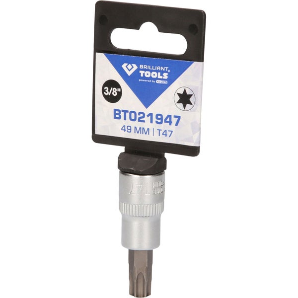 Brilliant Tools Steckschlüssel-Einsatz T47, 49 Millimeter, 3/8 Zoll