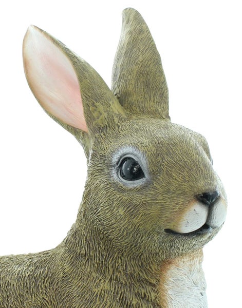 FRANK FLECHTWAREN | Hase Schnuffel, POLYRESIN, 24,5 x 15,5 x 31 cm