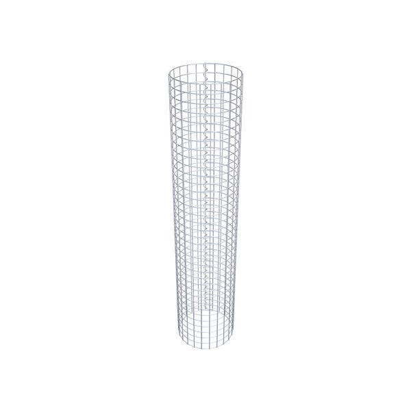 Gabionensäule Durchmesser 37 cm MW 5 x 5 cm rund - Höhe: 180 cm